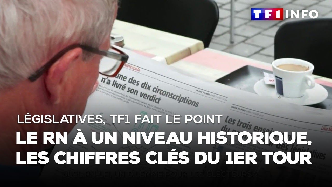 Législatives : le RN à un niveau historique, les chiffres clés du 1er tour, TF1 fait le point