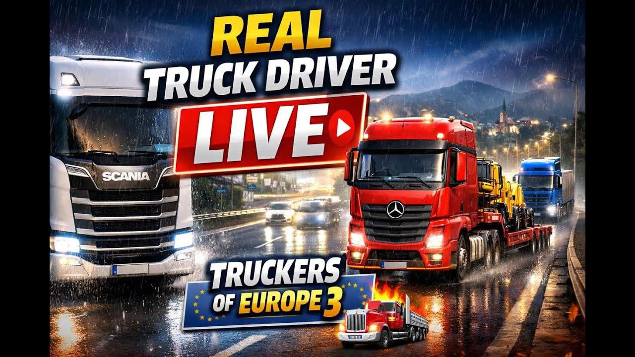 🔴 LIVE || Truckers of Europe 3