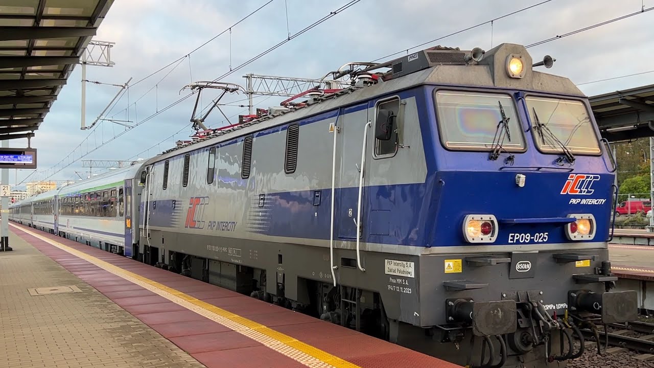 Speed Train InterCity IC 106 SOBIESKI  Wien Hbf - Katowice - Gdynia Główna Część 3 relaksujący film