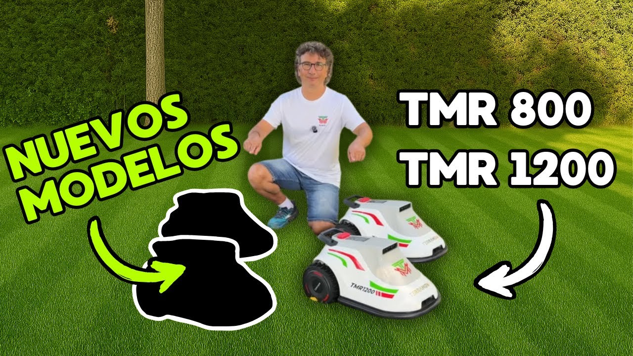 Nuevos Robots Cortacésped para 2026: TMR 1000 y TMR 600 |  La Evolución de los TMR 1200 y TMR 800