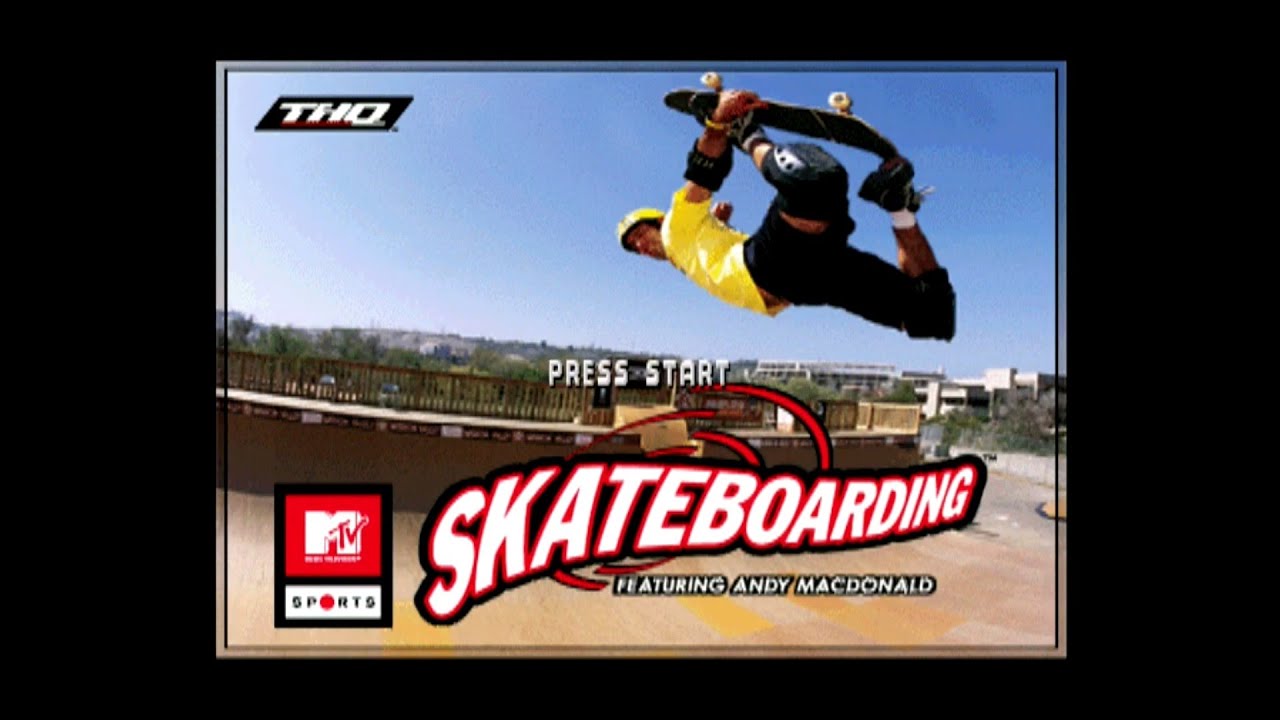 MTV Sports: Skateboarding Featuring Andy Macdonald -- Gameplay (PS1)