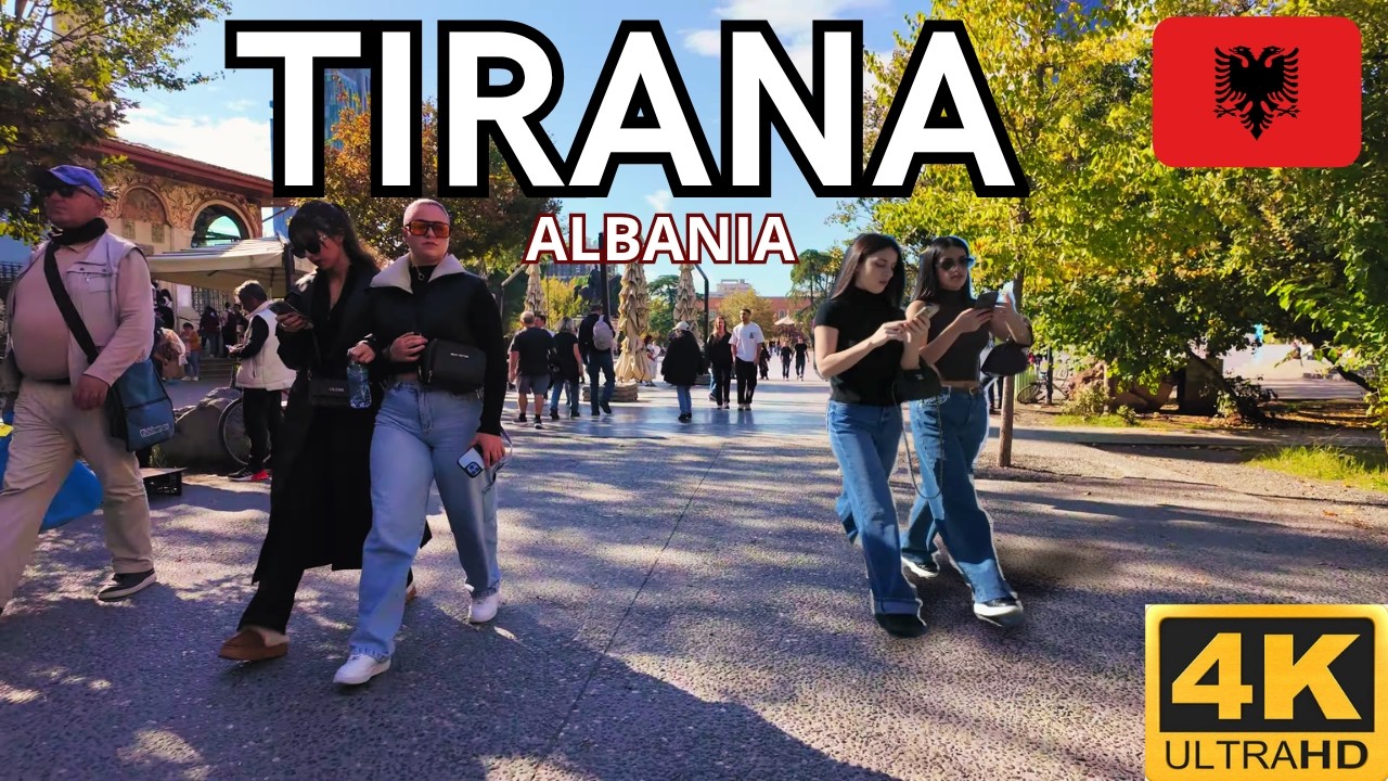 Tirana, Albania 🇦🇱 | The Underrated Beauty of Europe | 4K Skanderbeg Square Walking Tour