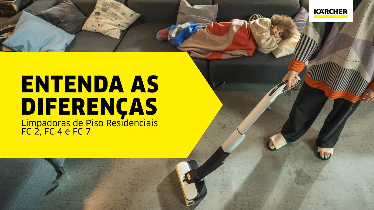 Comparativo das Limpadoras de Piso - FC 2, FC 4 e FC 7 [KÄRCHER]