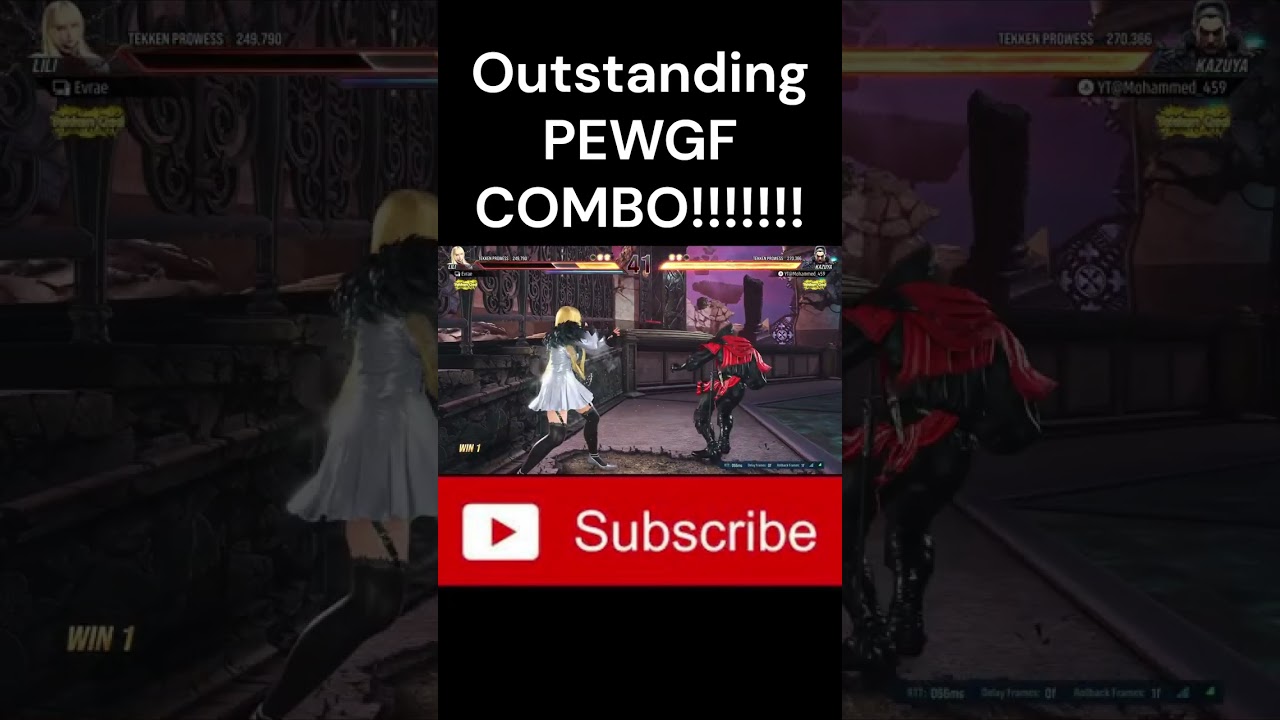 TEKKEN 8 - Outstanding PEWGF COMBO!! #tekken8 #pewgf #kazuya #motech #youtubeshorts #masku #heihachi