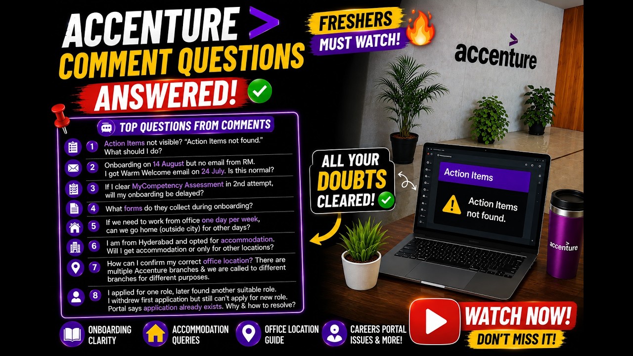 🔥 Ответы на популярные вопросы об Accenture 🤯 | Онбординг, RM-письма, Workday, жильё и многое дру...