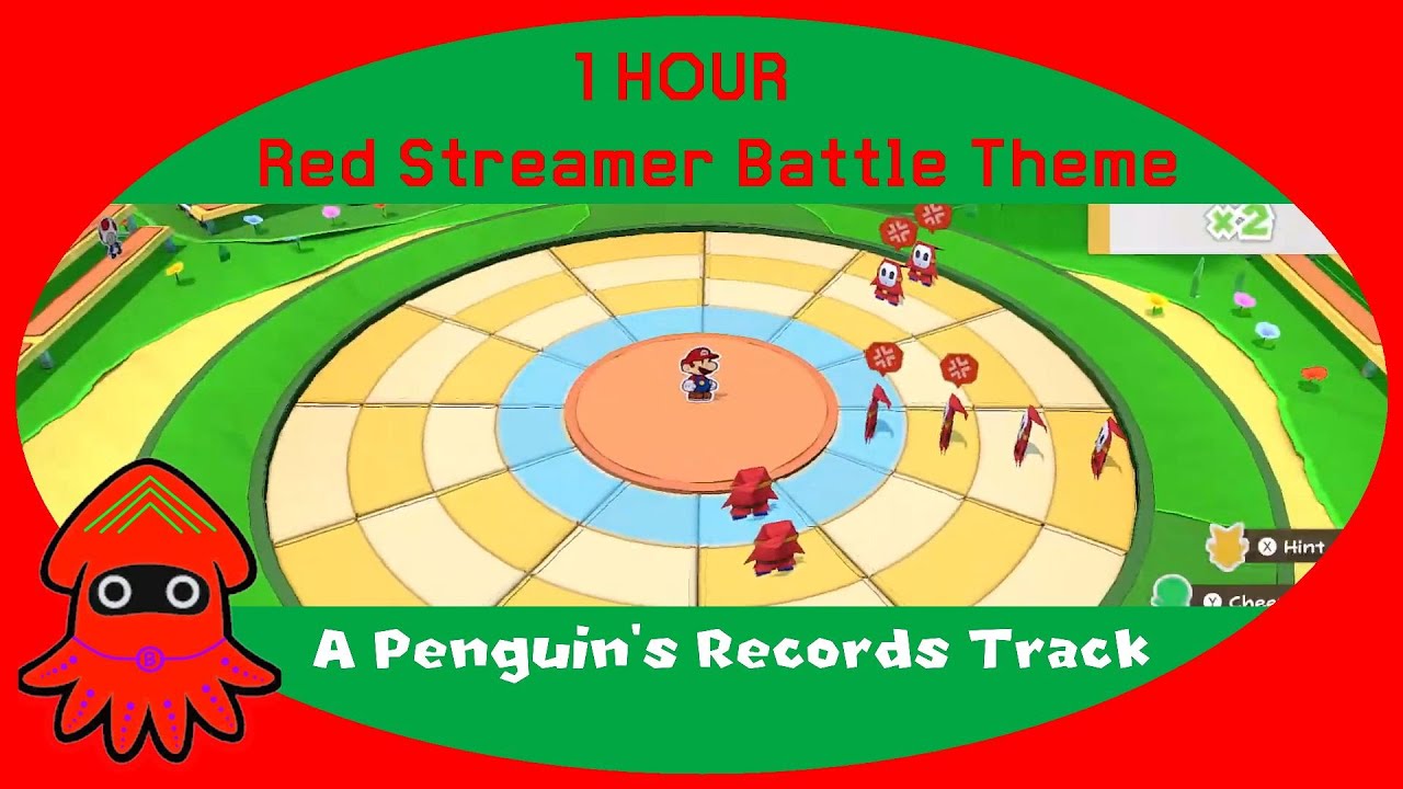 Paper Mario: The Origami King - Red Streamer Battle Theme Extended 1 HOUR