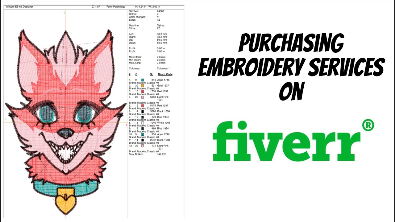 Fiver for Embroidery Digitizing