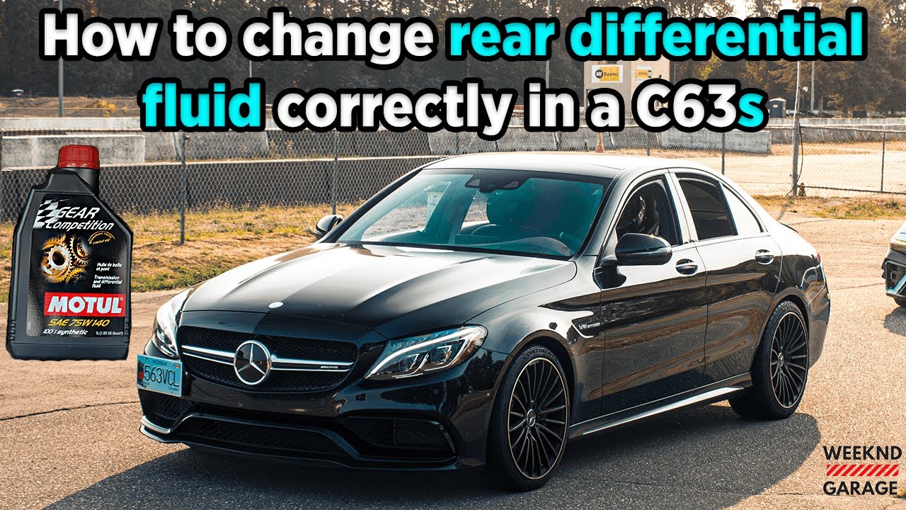 C63s Rear Diff Service in 5 Minutes! (Step-by-Step DIY)