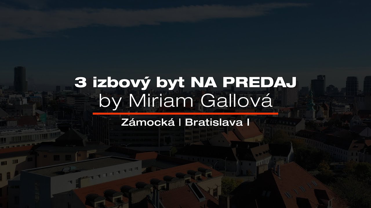 NA PREDAJ/FOR SALE Úžasný, zariadený 3i byt priamo pod hradom