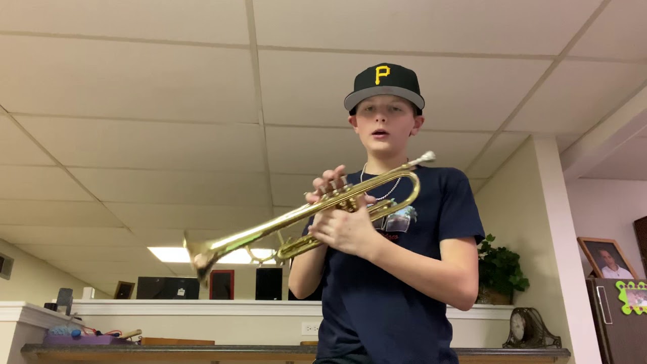 Rudolph the red nose reindeer on trumpet 🎺
