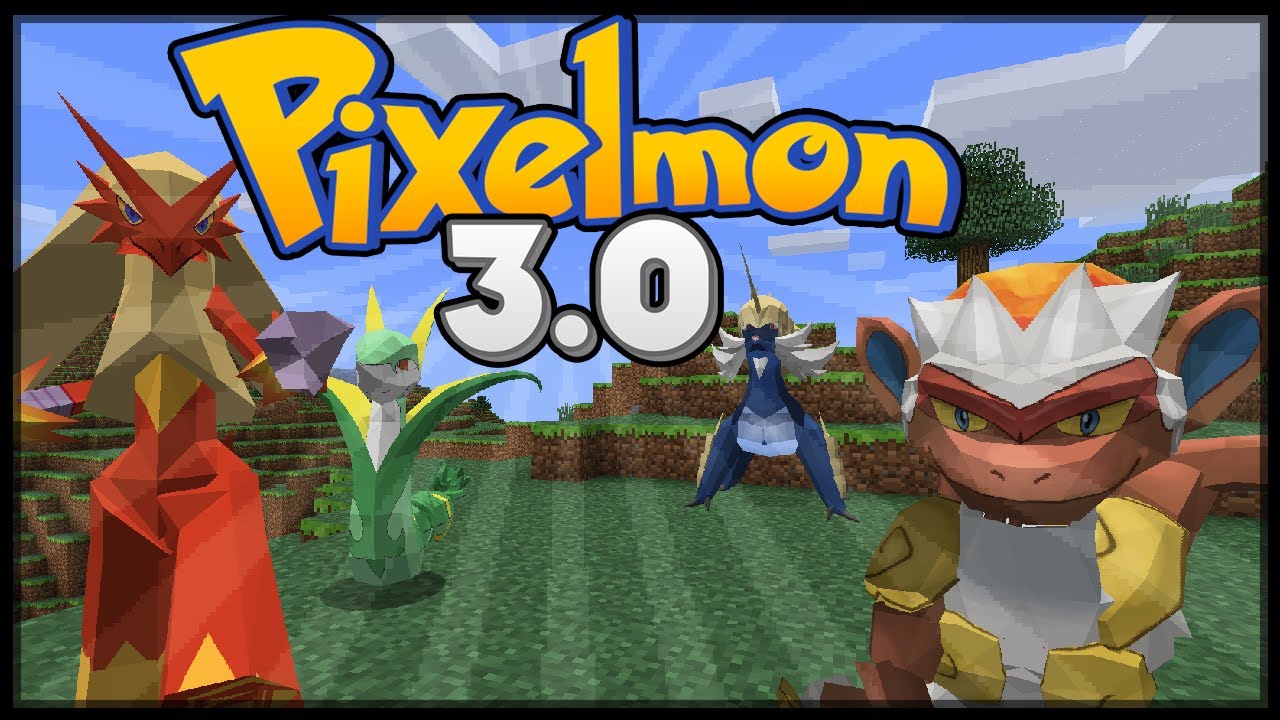 Minecraft Pixelmon 3.0 Update - All New Pokemon and Models!