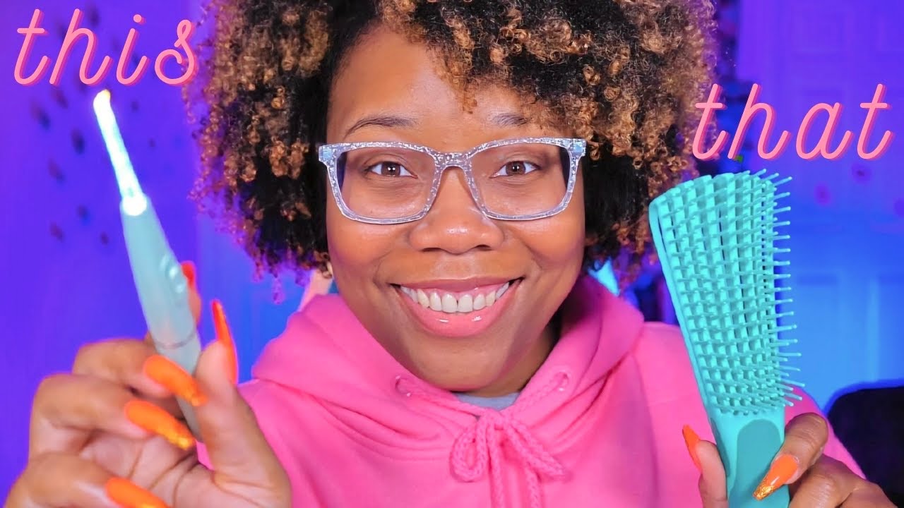 ASMR This Or That - Bestie Plays With Your Hair (Scalp Oiling, Plucking, Scratching, Hair Brushing)