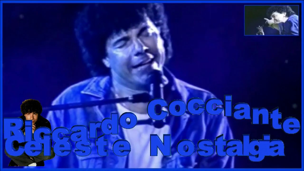 Riccardo Cocciante - Celeste nostalgia (live) da Viva Tour 1988