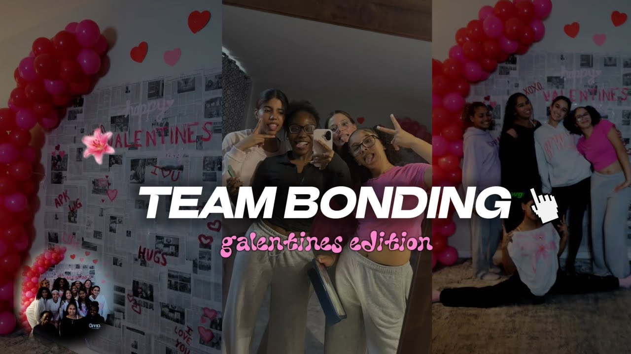 Galentines Team Bonding 🎀💘¡ | games , chitchat, friends .