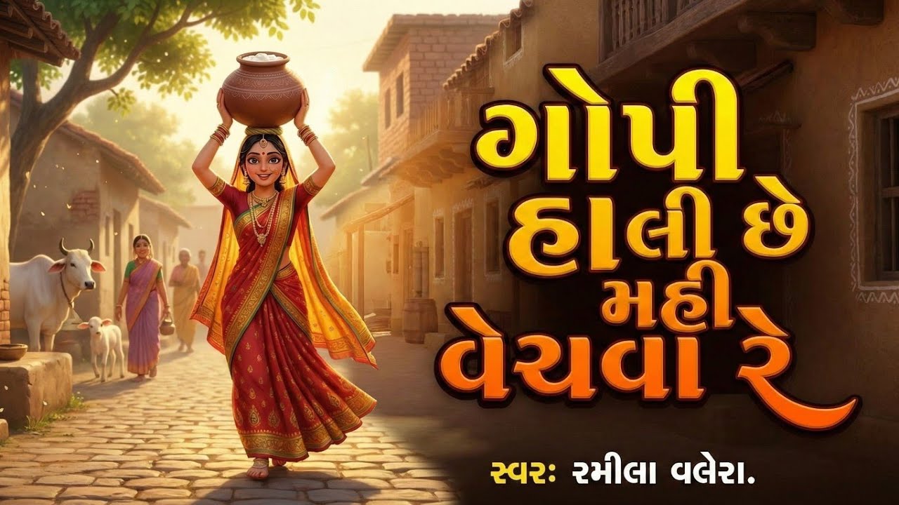 Gopi hali chhe mahi vechava re || ગોપી હાલી છે મહીં વેચવા રે || Ramila Valera || રમીલા વલેરા