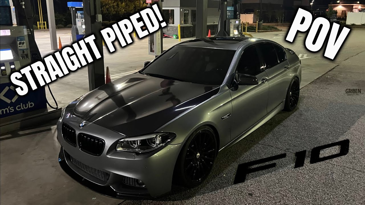 DOWNTOWN MIDNIGHT POV IN A STAGE 2+ BMW F10 535i *STRAIGHT PIPED EXHAUST*