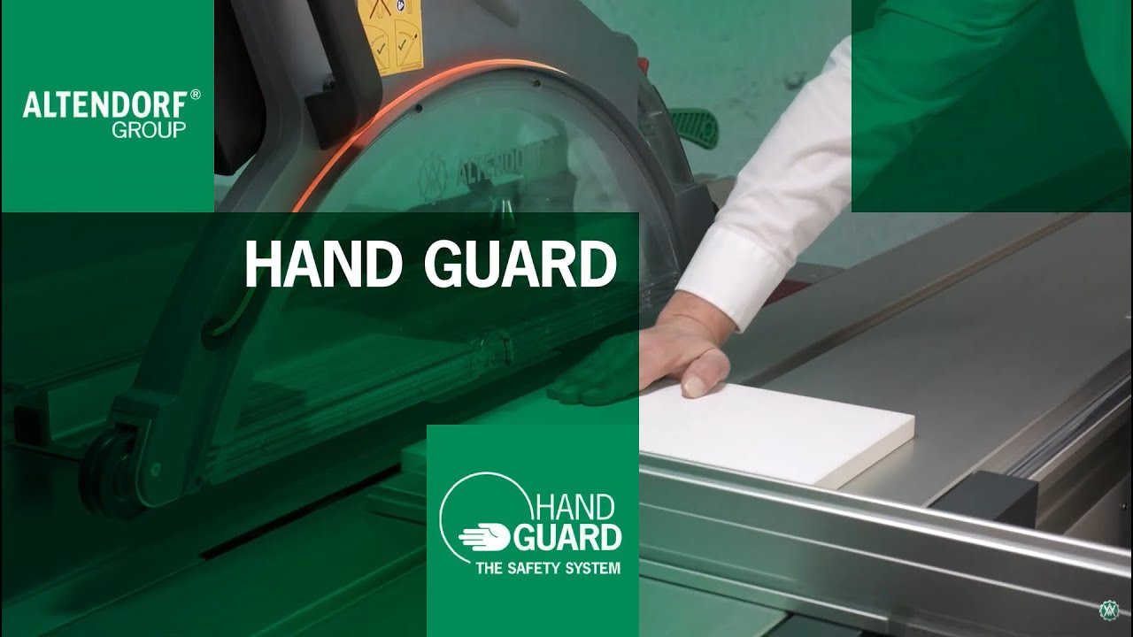 HAND GUARD - Formatkreissäge mit Sicherheitsassistenz­system I Altendorf