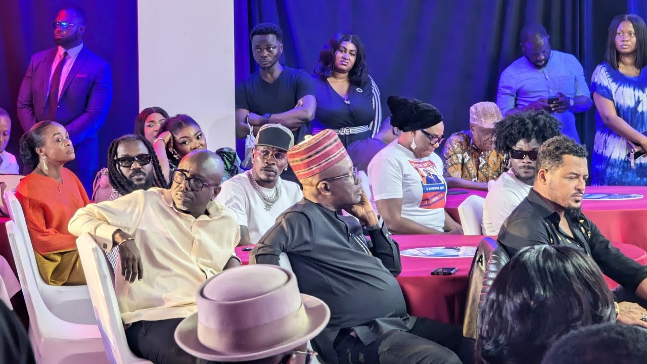 Shatta Wale, Van Vicker, Kuami Eugene, Samini & Other Celebrities St0rms Dr Bawumia Encounter 🔥