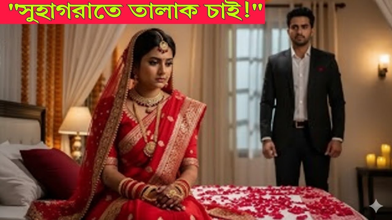 সুহাগরাতে স্বামী বলল— “আমি তালাক চাই”, এরপর স্ত্রী যা করল… শুনলে অবাক হবেন। 