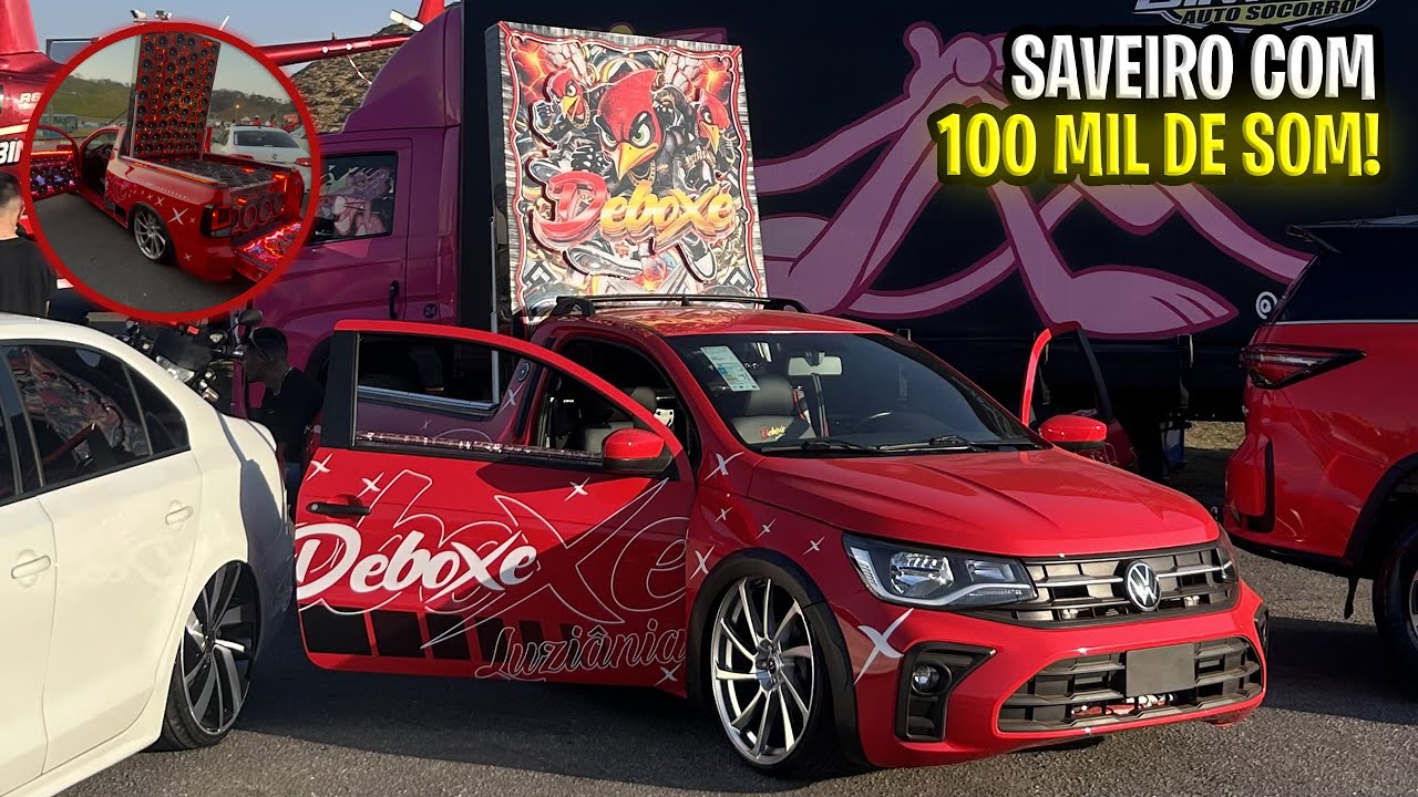 SAVEIRO DEBOXE COM 100K DE SOM! TOUR PELOS BAIXOS NO LOW CARS MOMENTS 2025