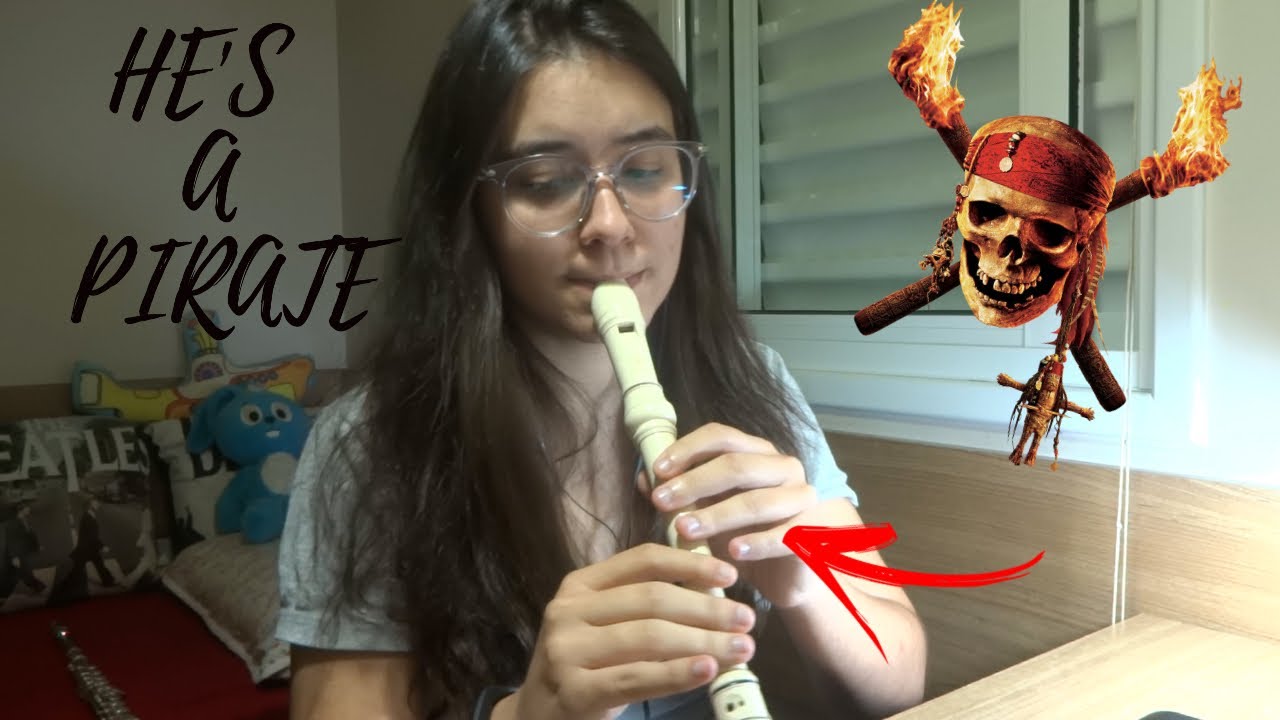 He's a Pirate - Flauta Doce Cover - Piratas do Caribe