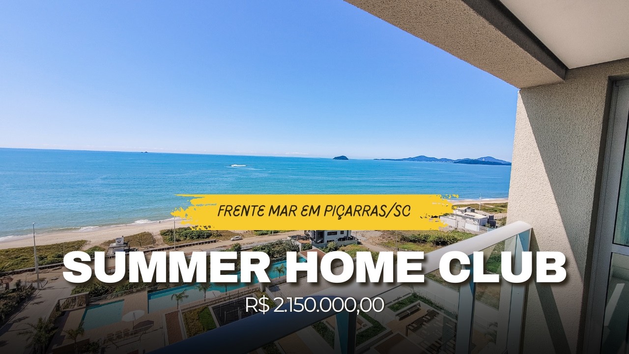 Apartamento FRENTE MAR no Summer Home Club - Balneário Piçarras/SC