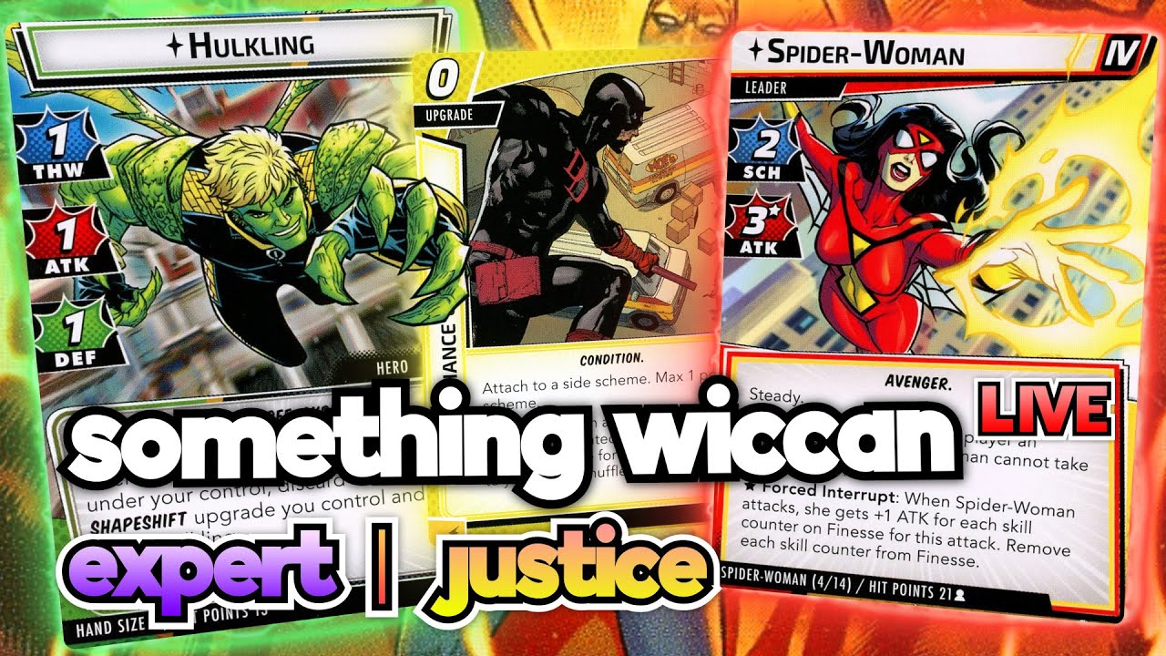 Something Wiccan - Hulkling Justice vs. Spider-Woman - Marvel Champions