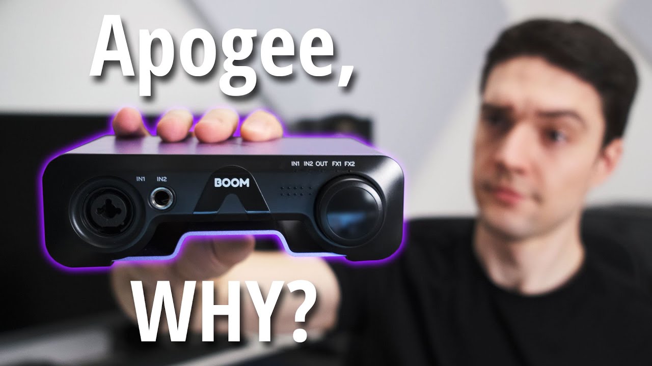 Apogee BOOM – Обзор USB-аудиоинтерфейса (обработка звука в реальном времени)