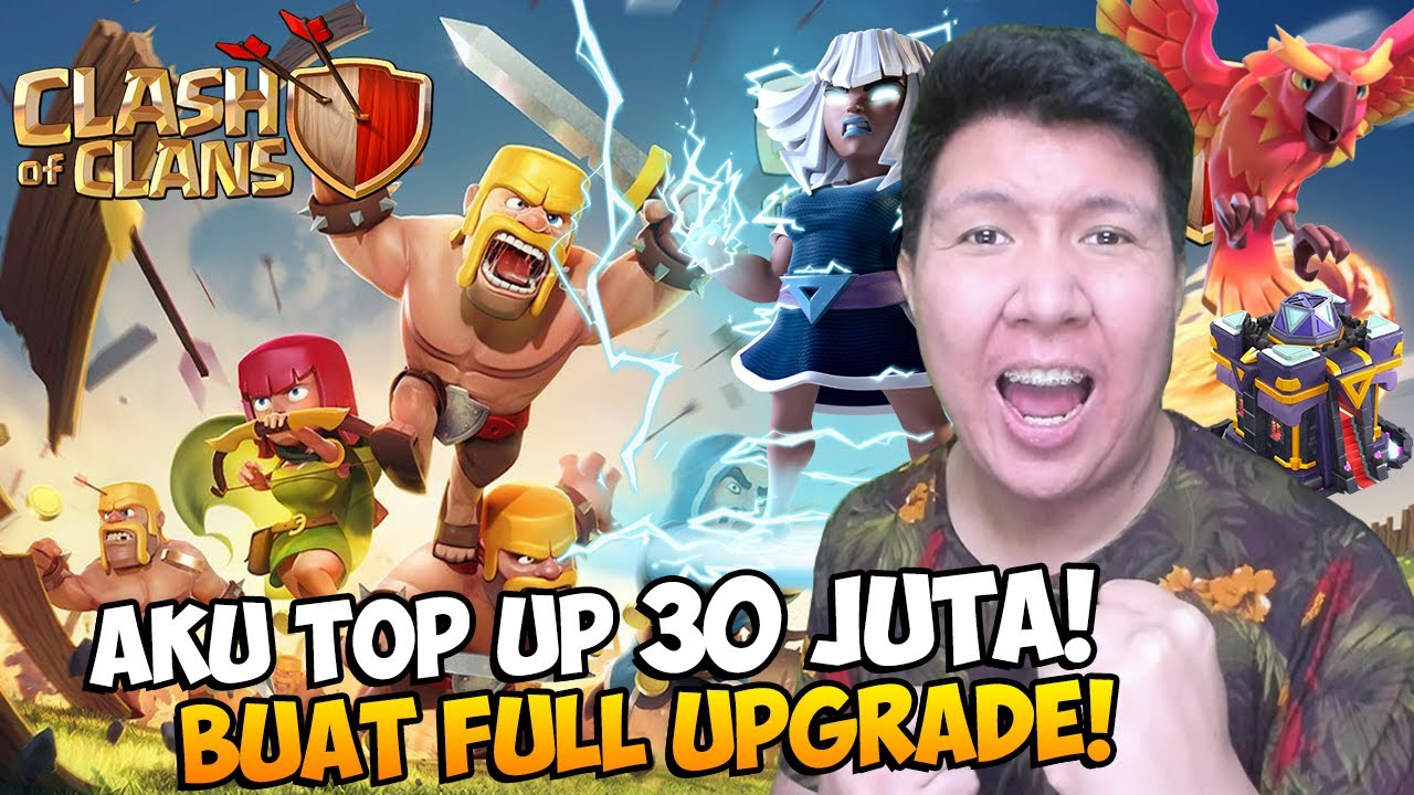 AKU TOP UP 30 JUTA SUPAYA TIDAK TH 15 PREMATURE LAGI! Clash of Clans