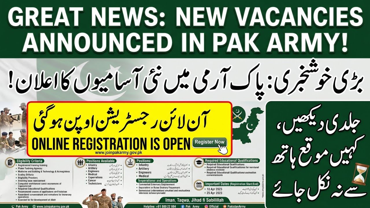 How to Apply Online for Pak Army 2026 🇵🇰 | Step by Step Full Guide | Pak Army Jobs 2026