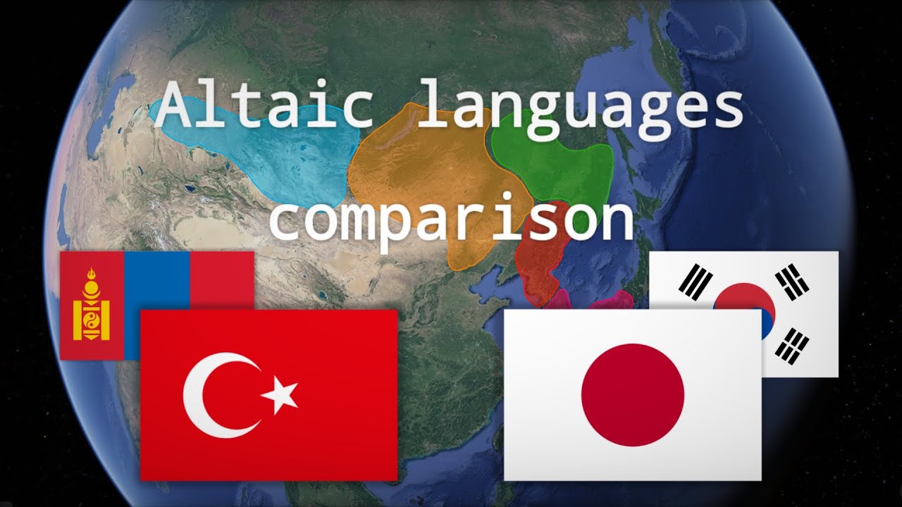 Altaic languages &mdash; word comparison