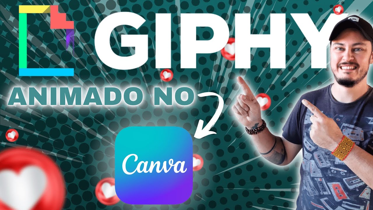 Como usar Gifs Animados No Canva GRÁTIS | GIPHY