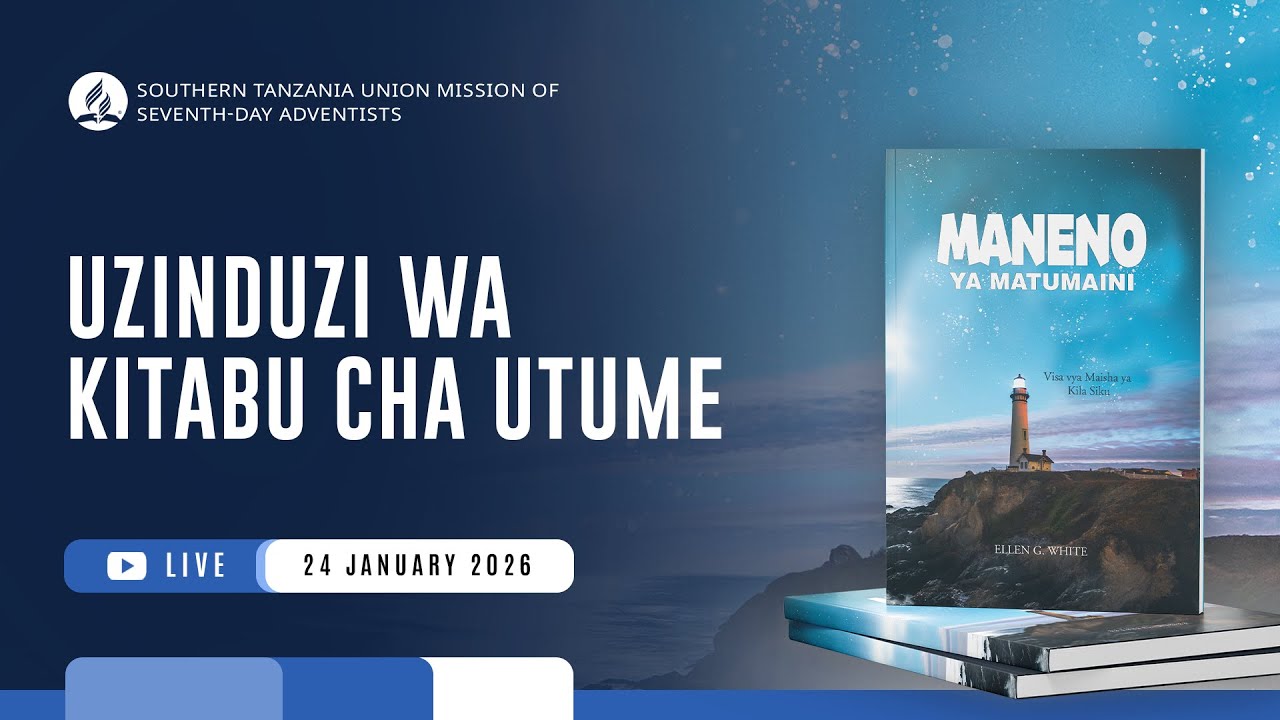 #LIVE: UZINDUZI WA KITABU CHA UTUME || MANENO YA MATUMAINI || MCH. JOSEPH F. MNGWABI || 24.01.2026