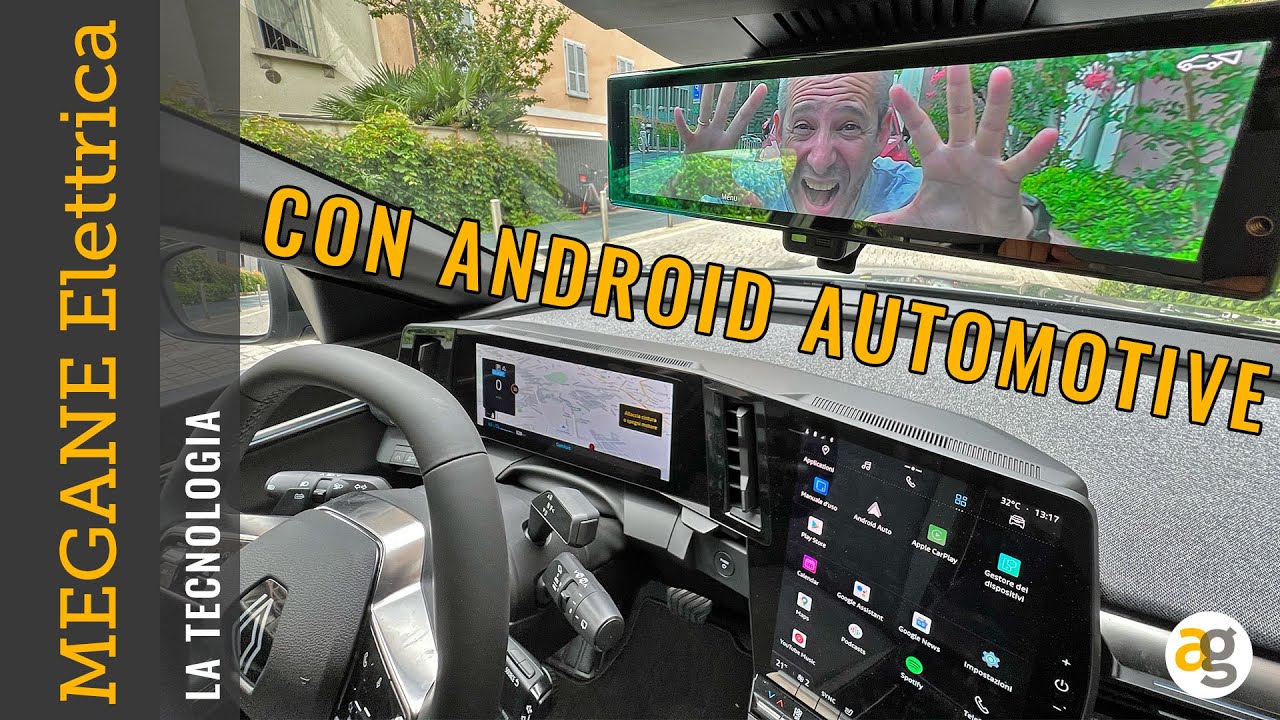 RENAULT MEGANE ELETTRICA con ANDROID AUTOMOTIVE. La TECNOLOGIA