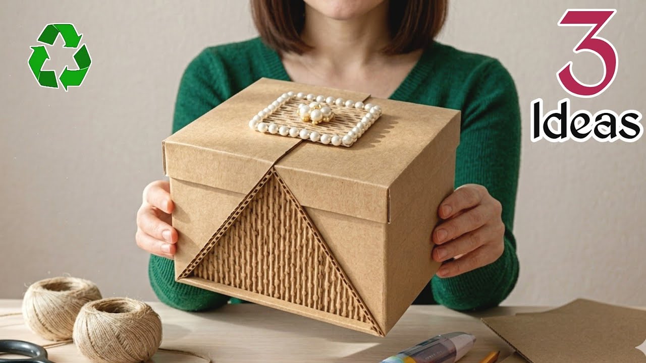 3 Amazing Cardboard Craft Ideas You Must Try!😉♻️