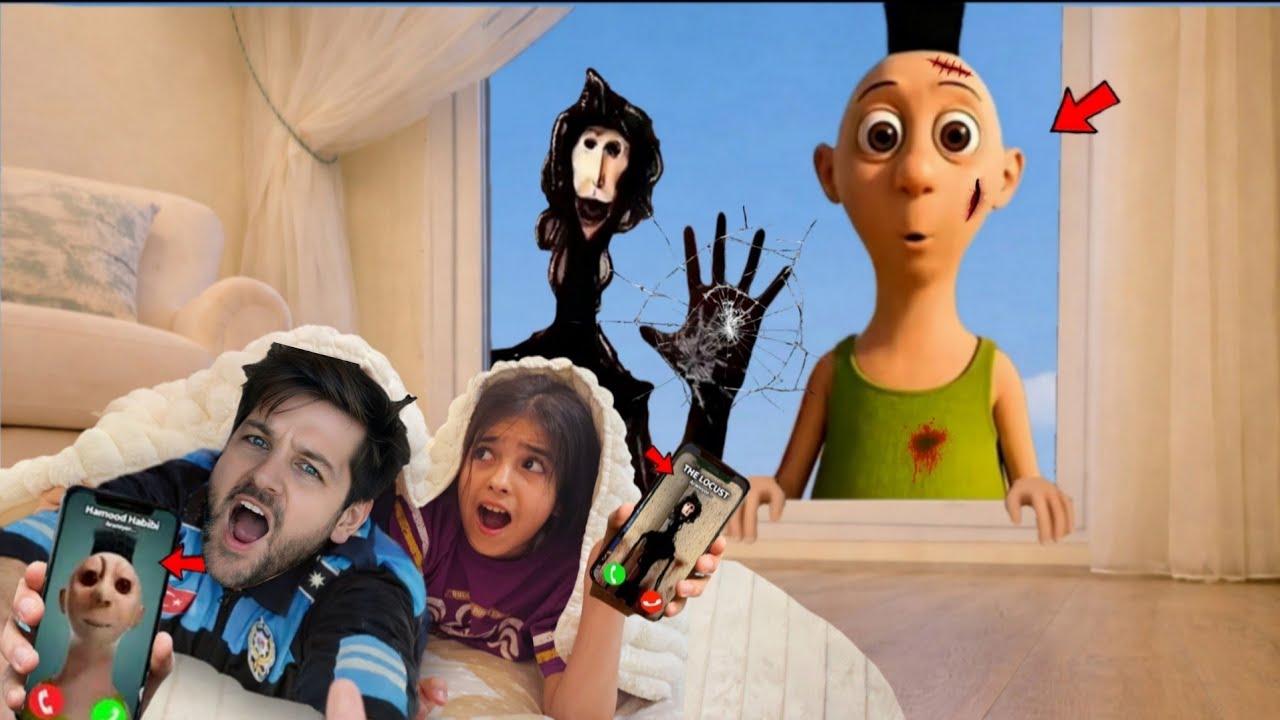 THE LOCUST ve HAMOOD HABİBİ GERÇEK HAYATTA BİZİM EVE GİZLİCE GELDİ KAMERAYA YAKALANDI 
