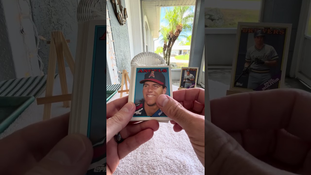 1988 Topps Baseball 42-Card Rack Pack opening from the Rack Pack Box!!!! 