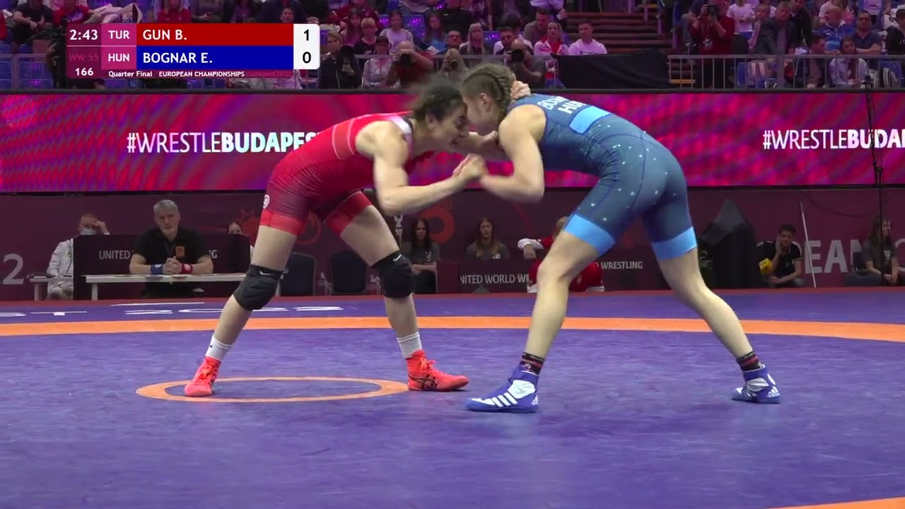 1/4 WW - 55 kg: B. GUN (TUR) v. E. BOGNAR (HUN)