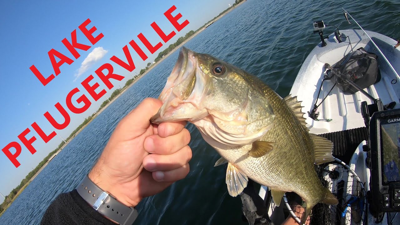 KAYAK FISHING LAKE PFLUGERVILLE IN PFLUGERVILLE, TX