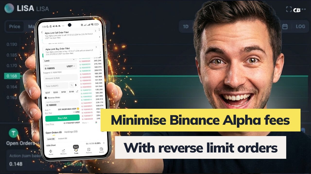 Binance Alpha Airdrop Trading Points Trick: Day 92 Trading $LISA With Reverse Limit Orders