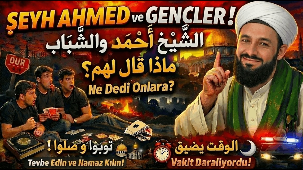 الشيخ أحمد والشباب Şeyh Ahmed ve Gençler تعلم التركية مع السنوارSinvar'la Arapça Çalışalım (47)