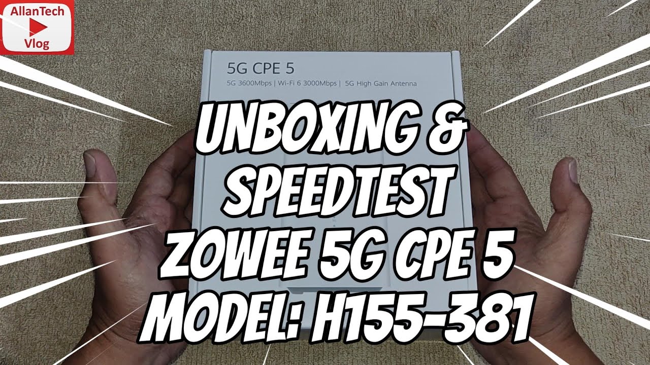 5G CPE 5 H155-381 | 5G and 4G | UNBOXING AND SPEEDTEST