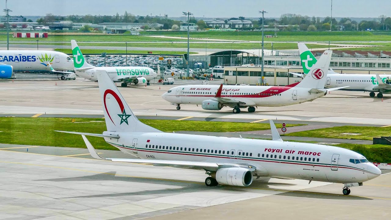 21Min Watching Airplanes + Aircraft Identification | Paris Orly Airport