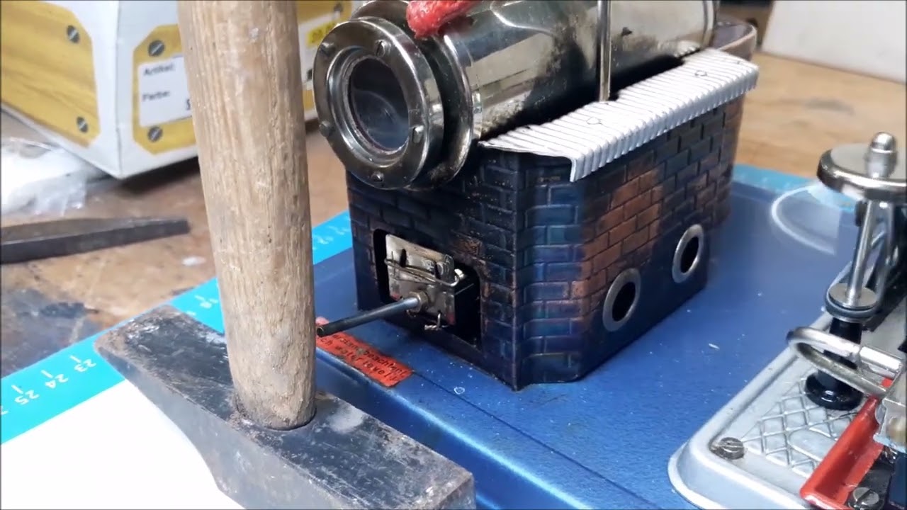 Wilesco D10 mit Abdampfkondensator