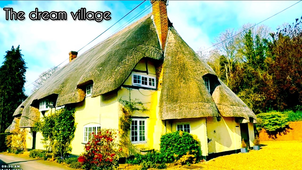 life in English countryside  - fairytale village