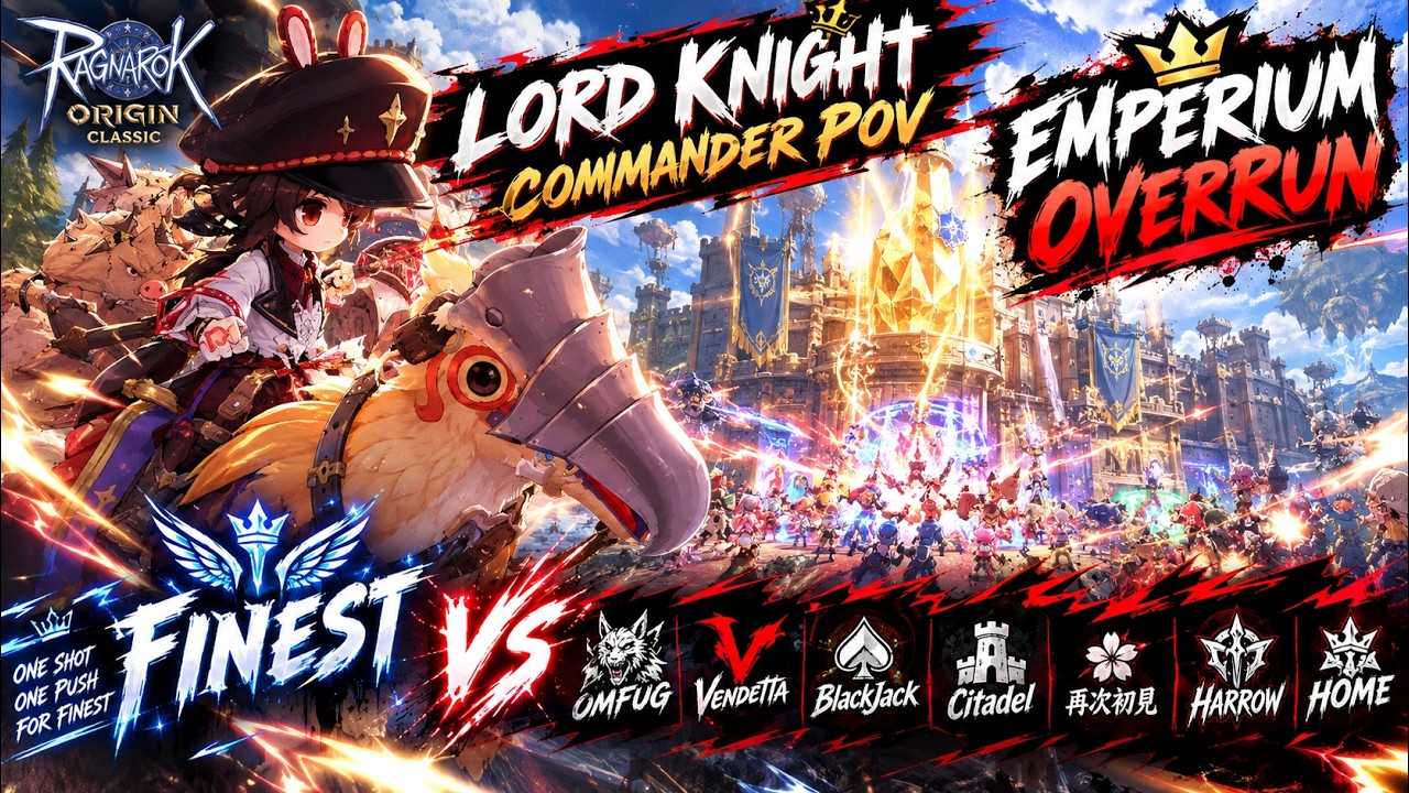 EMP OVERRUN: LORD KNIGHT | COMMANDER POV | RAGNAROK ORIGIN CLASSIC