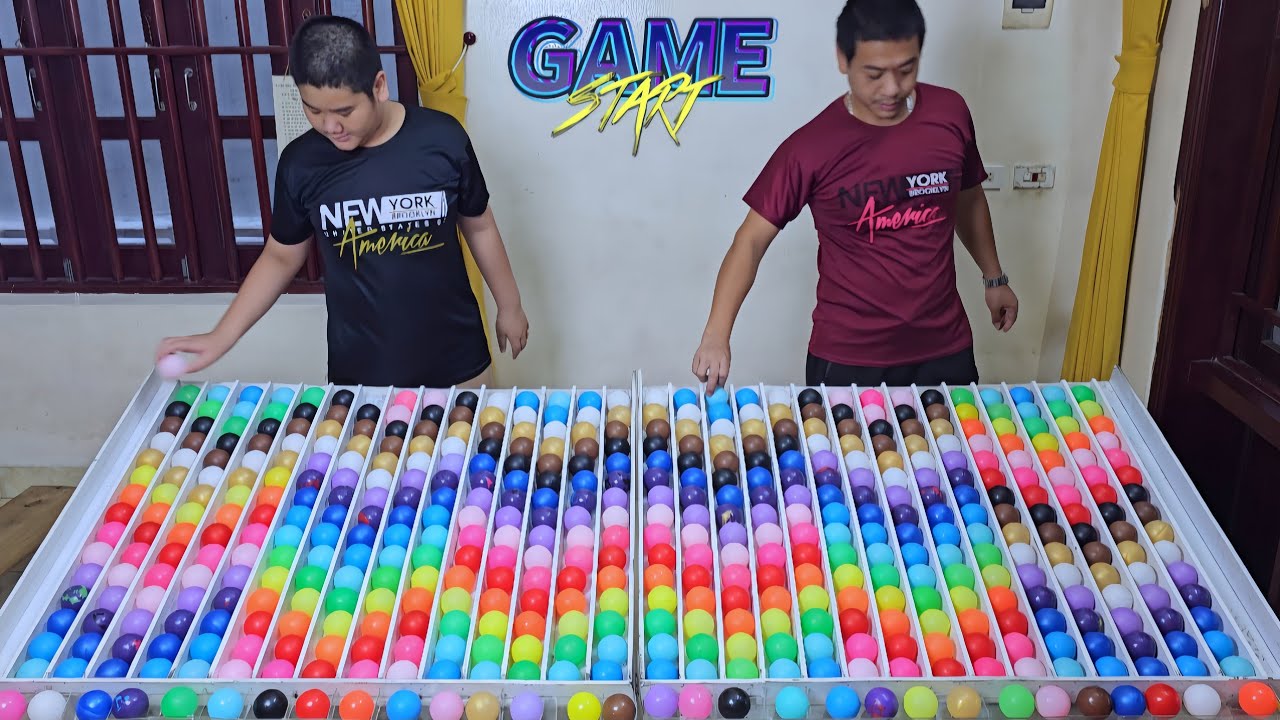 🧠👍⭐ Color Sorting Ball Game: Family game that helps develop thinking and motor skills ☆ level 03