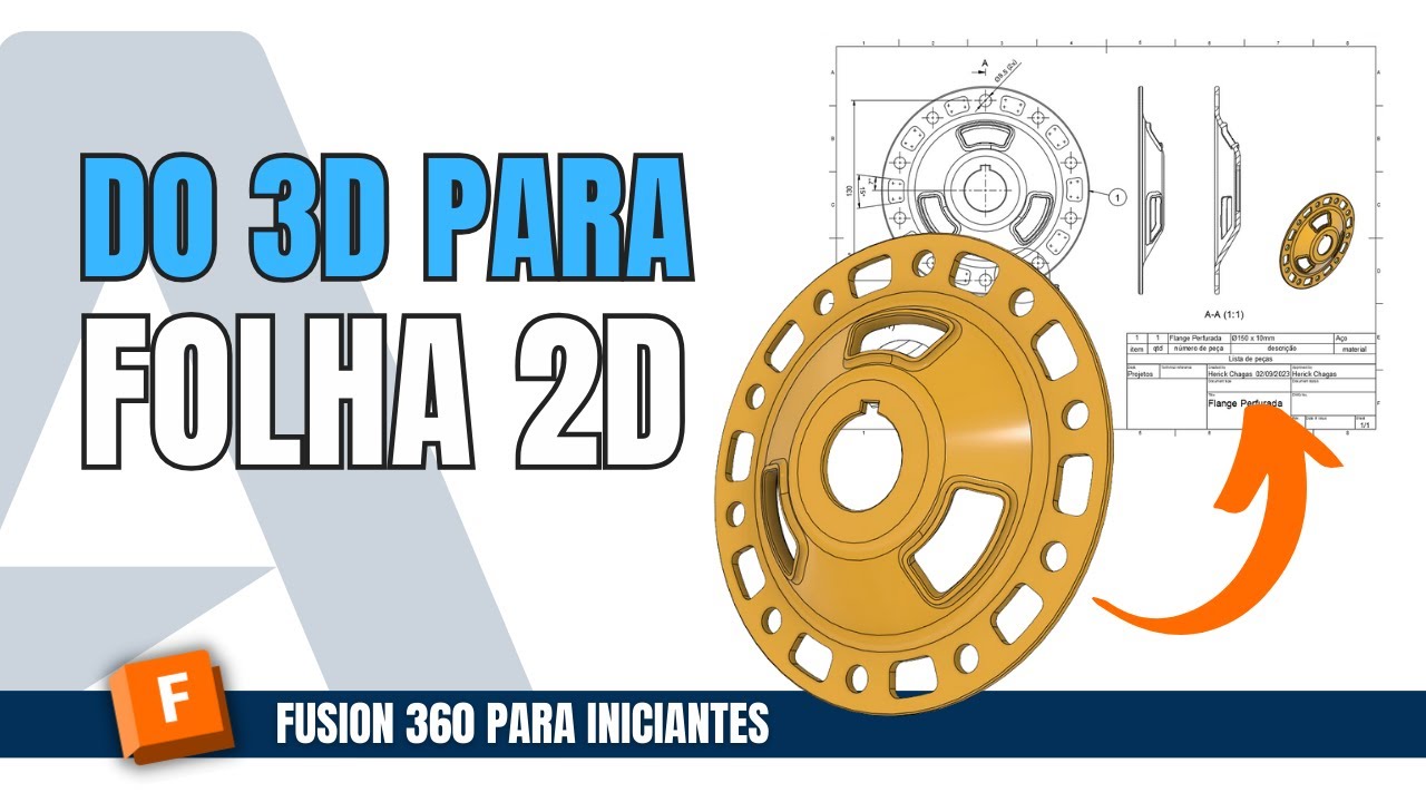 Fusion 360 Tutorial - Detalhamento de Peças
