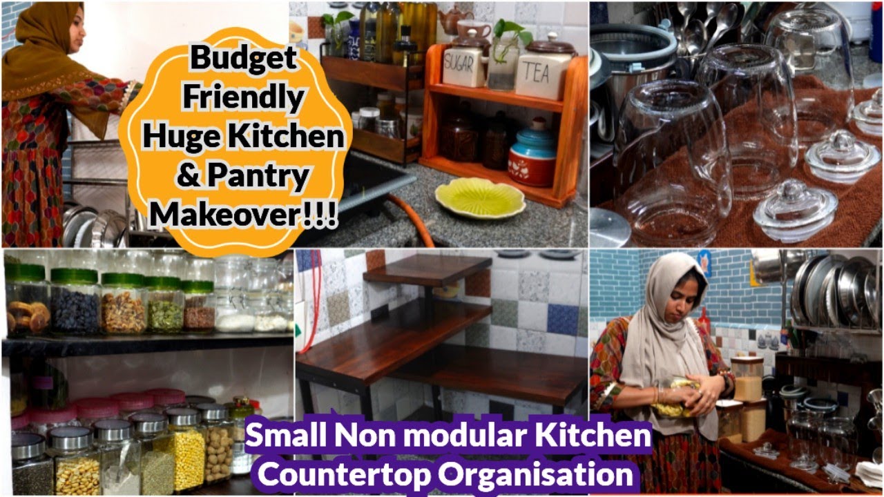 புது கிச்சன் Makeover!!!Countertop Organisation/Amazon Best Kitchen Products/