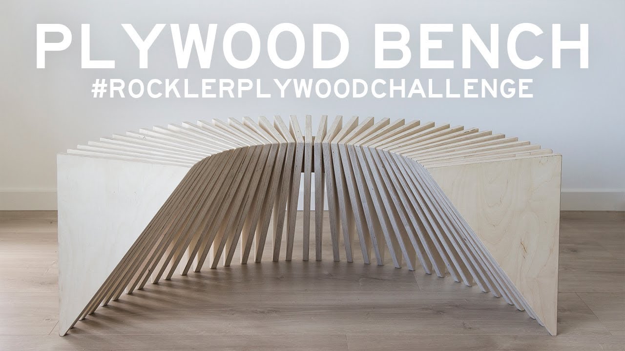 Making a Plywood Bench | #RocklerPlywoodChallenge